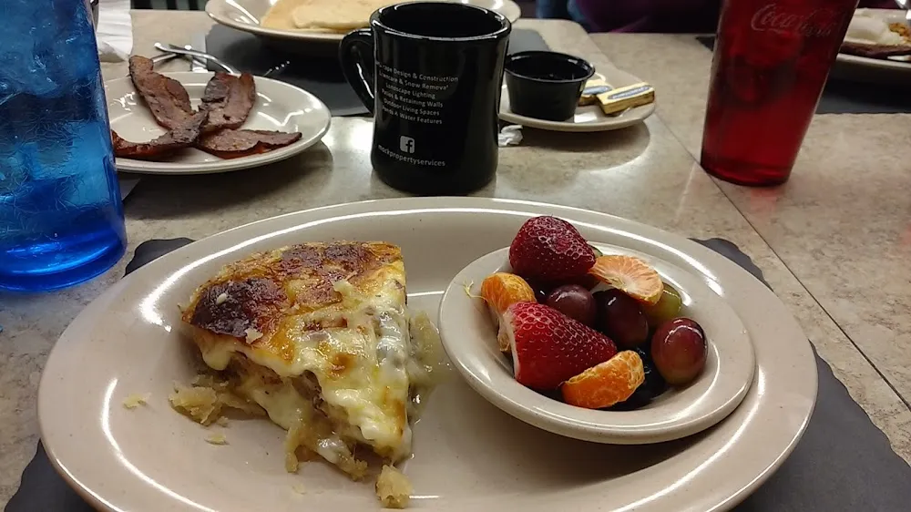 Quiche and Fruit Cup